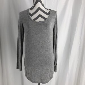 Emma’s Closet Gray Top Long Sleeve Size Small S